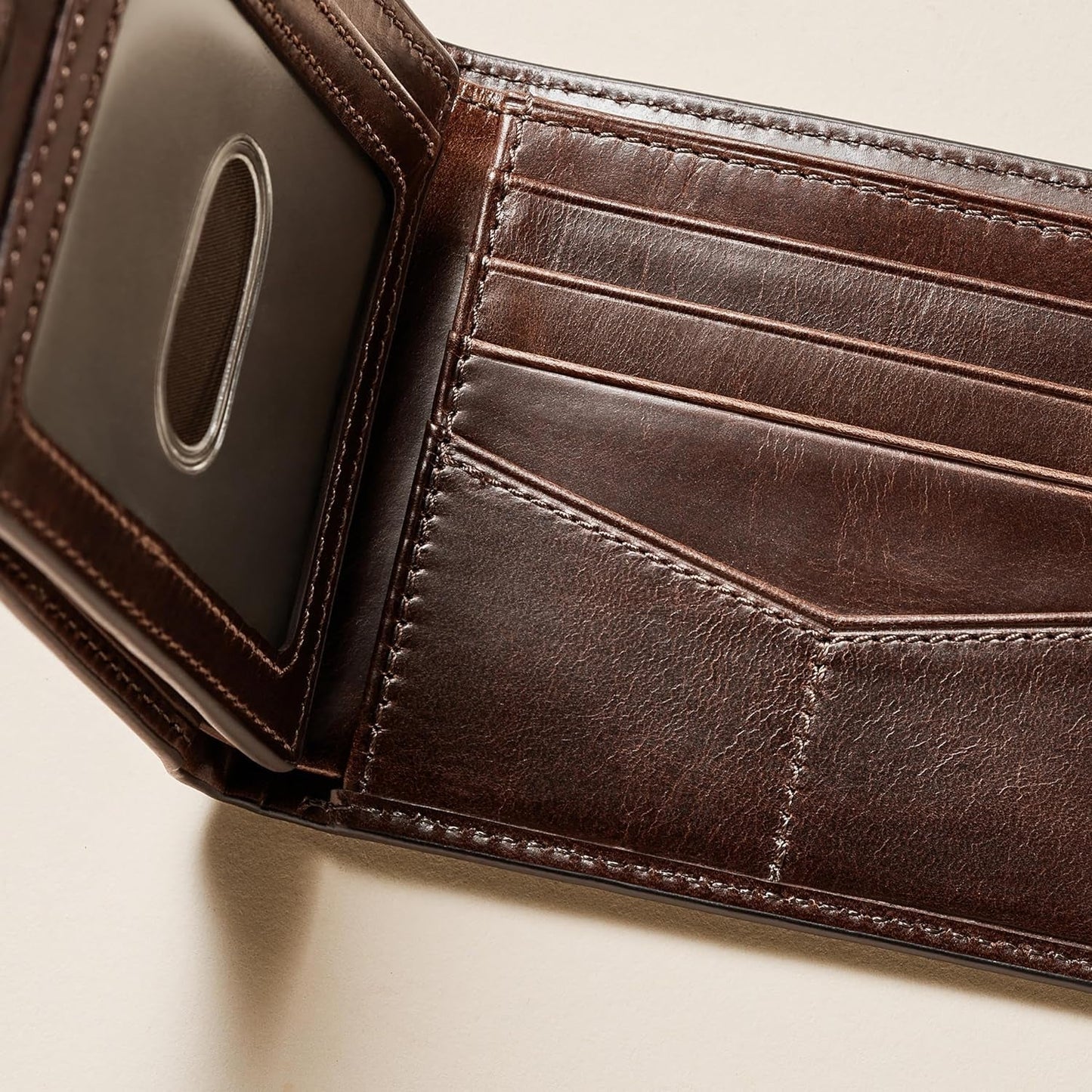 Fossil RFID-fliptop-pung til mænd Rejsetilbehør Foldepung Herrepung Naty Shop