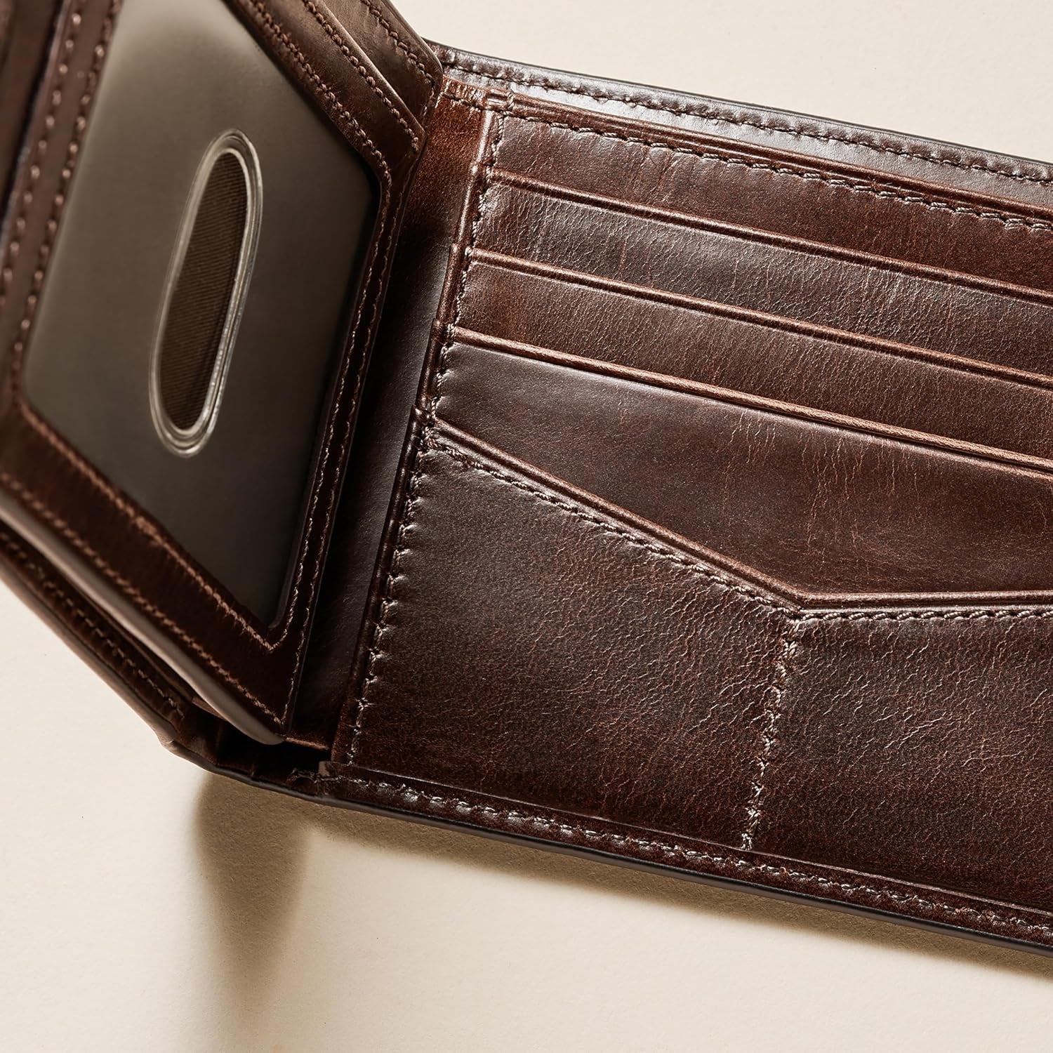 Fossil RFID-fliptop-pung til mænd Rejsetilbehør Foldepung Herrepung Naty Shop