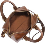 Fossil Dame Carlie Læder Mini Satchel Pung Dame Håndtaske Tasker Dame Naty Shop
