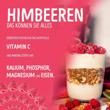 Frysetørrede frugter: 100g frysetørrede hindbær til smoothieskåle, müsli, grød toppings - frysetørrede bær uden tilsat sukker - frysetørrede bær - frugter fra NutriPur Dehydrerede produkter Naty Shop
