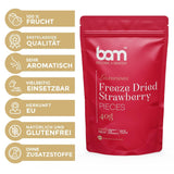 Frysetørret frugt BAM, 40 gram, naturlig frugt, perfekte desserter, rig smag (jordbær) Tørrede produkter Naty Shop