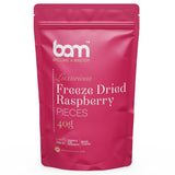 Frysetørret frugt BAM, 40 gram, naturlig frugt, perfekte desserter, rig smag (jordbær) Dehydrerede produkter Naty Shop Raspberry
