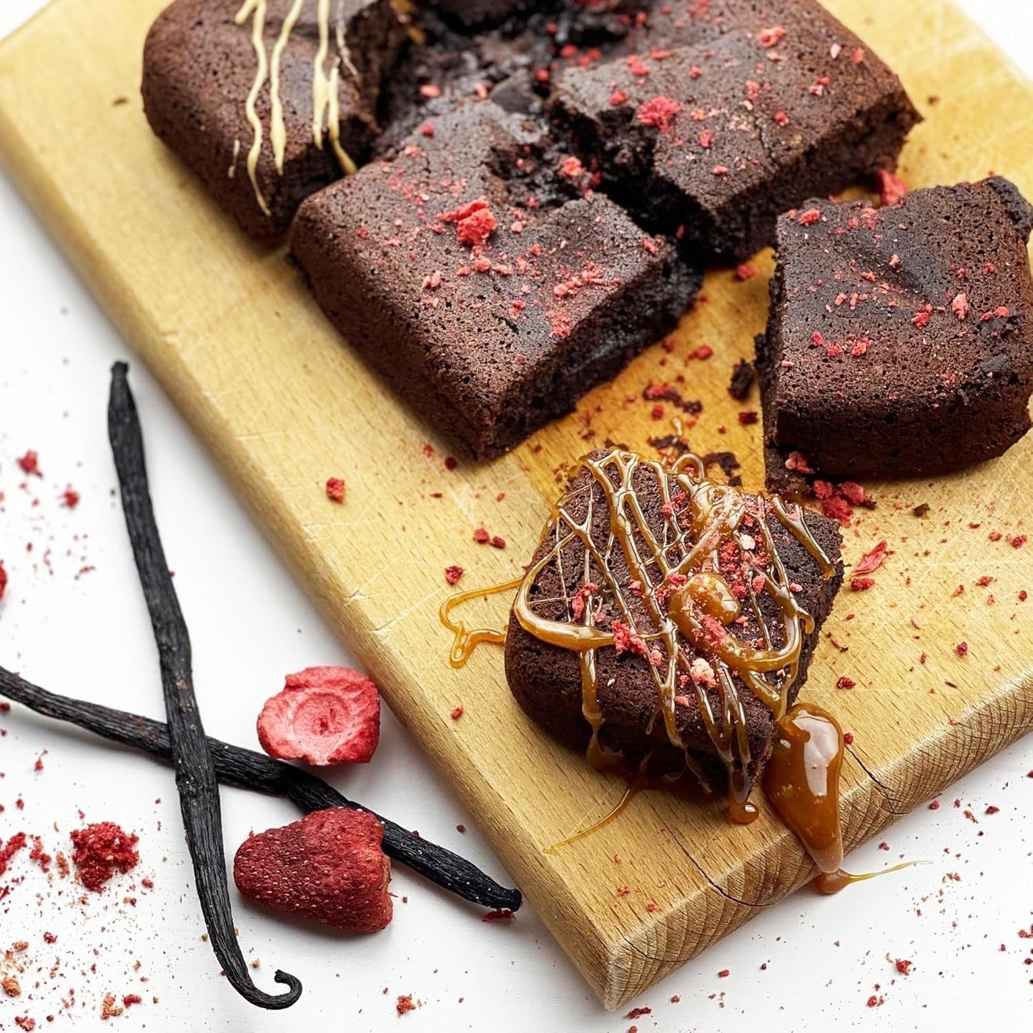 Frysetørret frugt BAM, 40 gram, naturlig frugt, perfekte desserter, rig smag (jordbær) Tørrede produkter Naty Shop