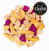 Frysetørret frugt BRIX | Naturlig, tør blanding af tropiske frugter 80 g | Great Taste Award for tørret frugt | Ikke-GMO, glutenfri, vegansk, vitaminer er bevaret Naty Shop Dehydrerede Produkter