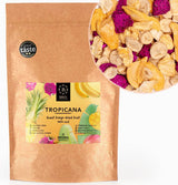Frysetørret frugt BRIX | Naturlig, tør blanding af tropiske frugter 80 g | Great Taste Award for tørret frugt | Ikke-GMO, glutenfri, vegansk, vitaminer bevares Naty Shop Dehydrerede produkter Standardtitel