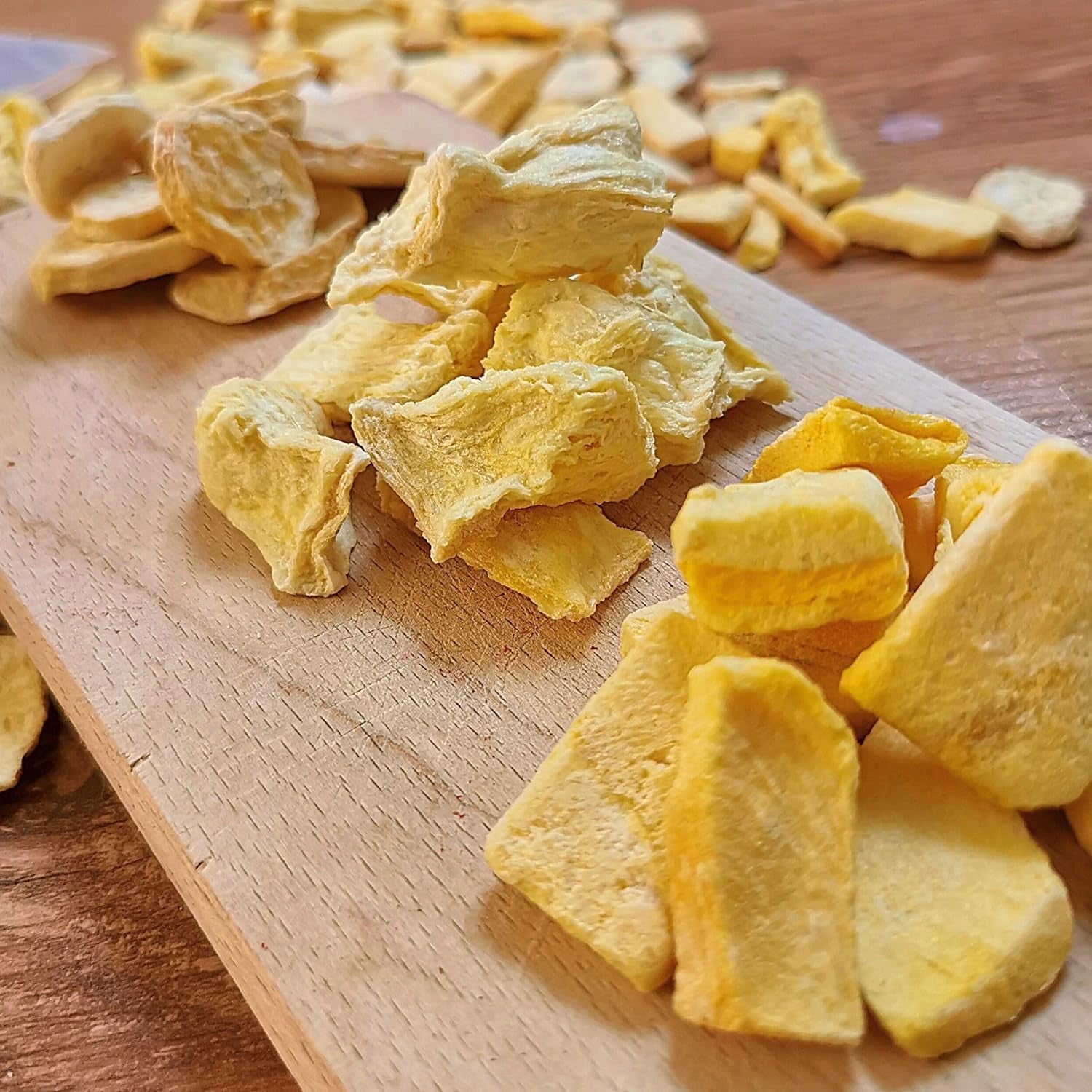 Frysetørrede frugter Blanding af tropiske frugter | XL 350g Frysetørret Ananas Mango Banan Blanding af frysetørrede frugter | Frysetørrede frugter Ananas Banan Mango Tørret frugtblanding | ZingyZoo Dehydrerede produkter Naty Shop
