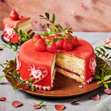 FunCakes Fire Red Lamineret Fondant: Nem at bruge, glat, fleksibel, blød og bøjelig, Perfekt til at dekorere kager, Halal, Kosher og Glutenfri, 1 kg (1 pakke) Naty Shop Sugar Paste