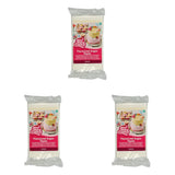 FunCakes Fondant med citronsmag: Lækker smag, glat tekstur, let at smøre, rullet fondant, perfekt til kager, cupcakes og småkager. Halal, kosher og glutenfri. 250 g (pakke med 3) Naty Shop sukkerpasta 250 G (pakke med 3) Citron