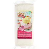 FunCakes Fondant med citronsmag: Lækker smag, glat tekstur, let at smøre, rullet fondant, perfekt til kager, cupcakes og småkager. Halal, kosher og glutenfri. 250 g (pakke med 3) Naty Shop sukkerpasta 1 kg Citron