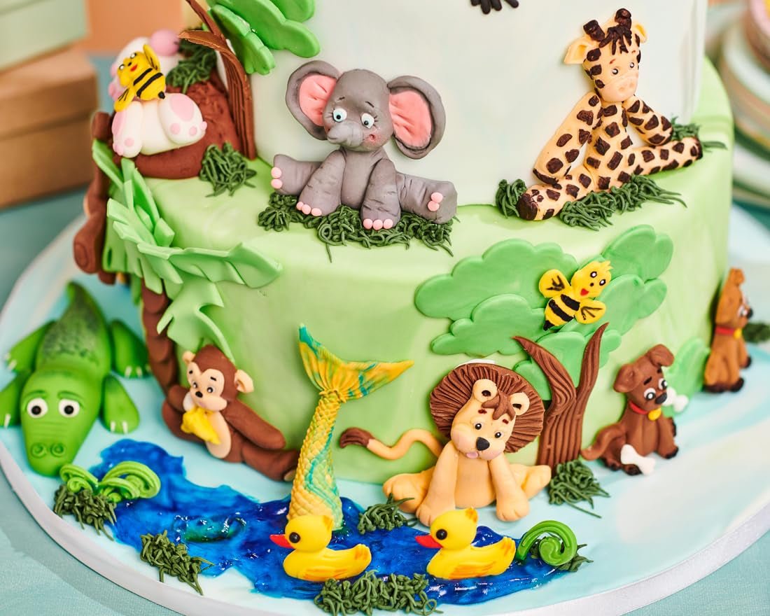 FunCakes rødbrun lamineret fondant: nem at bruge, glat, fleksibel, blød og bøjelig, perfekt til dekoration af kager, halal, kosher og glutenfri, 250 g Naty Shop Sukkerpasta