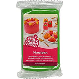 FunCakes Mandelsukkerpasta (hollandsk marcipan) Græsgrøn: Nem at bruge og glat, perfekt til at dekorere kager, halal, kosher og glutenfri, 250 g (pakke med 2) Naty Shop Græsgrøn sukkerpasta 250G (1 pakke)
