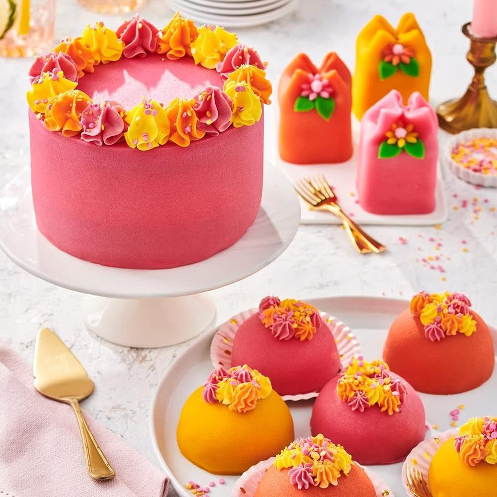 FunCakes Mandelsukkerpasta (hollandsk marcipan) Naturlig (1:3): Klar til at rulle, nem at bruge, perfekt til at dekorere kager, Halal, Kosher og glutenfri. 1 kg. Naty Shop sukkerpasta
