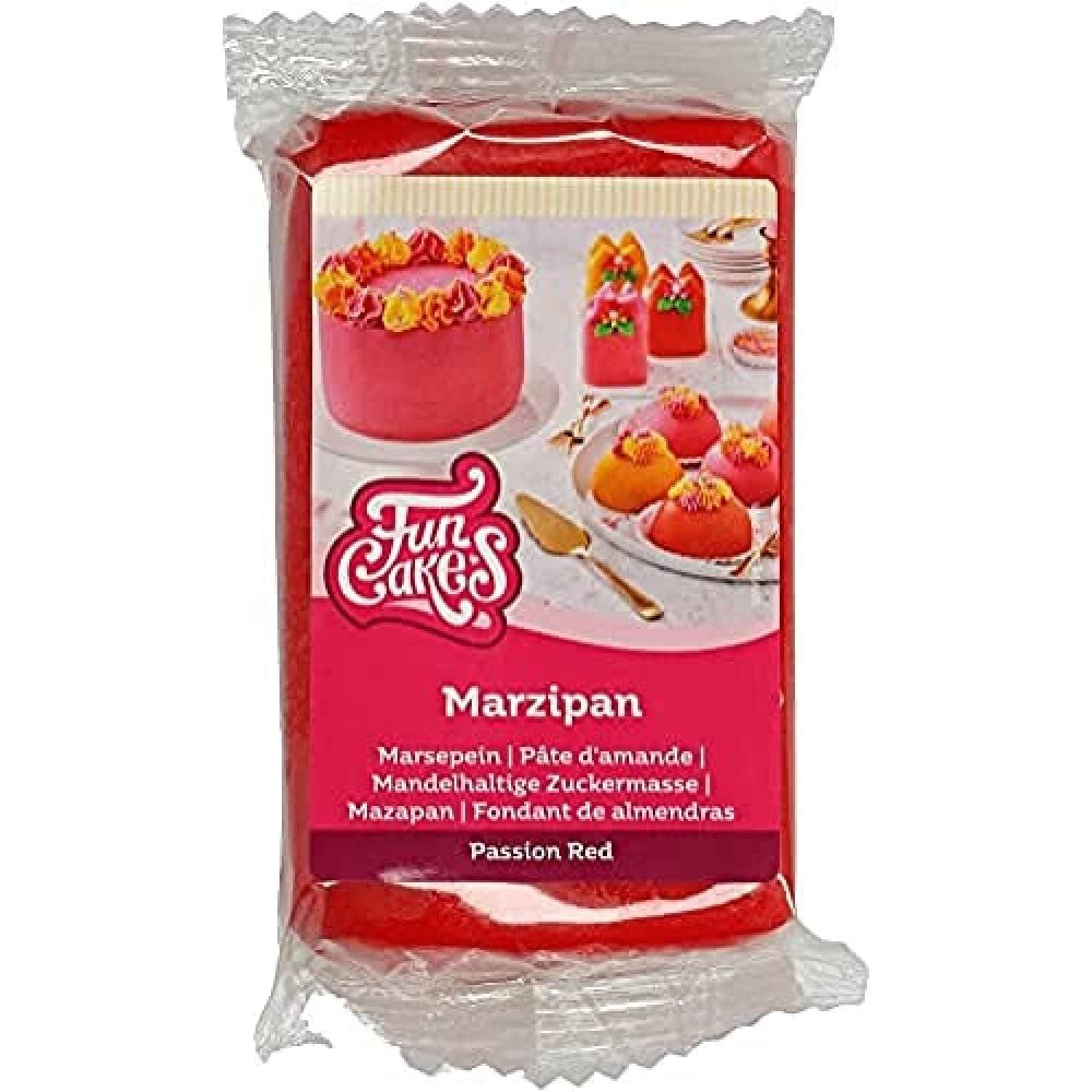 FunCakes Mandelsukkerpasta (hollandsk marcipan) Passionsrød: nem at bruge og glat, perfekt til dekoration af kager, halal, kosher og glutenfri. 250 g. (pakke med 2) Naty Shop sukkerpasta 250 G (1 pakke)