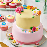 FunCakes rullefondant Botanisk Grøn: Nem at bruge, glat, fleksibel, blød og bøjelig, perfekt til at dekorere kager, halal, kosher og glutenfri, 250 g Naty Shop Sukkerpasta