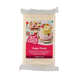 FunCakes Roll Fondant Elegant Ivory: nem at bruge, glat, fleksibel, blød og bøjelig, perfekt til at dekorere kager, halal, kosher og glutenfri, 250g Naty Shop Sugarpaste 250G