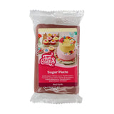 FunCakes roll fondant Red Earth, nem at bruge, glat, fleksibel, blød og fleksibel, perfekt til at dekorere kager, halal, kosher og glutenfri, 250g pakke 1 Naty Shop Standardtitel Sugar Paste