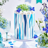 FunCakes Havblå Lamineret Fondant: Nem at bruge, glat, fleksibel, blød og bøjelig, Perfekt til at dekorere kager, Halal, Kosher og Glutenfri, 250 g Naty Shop Sukkerpasta