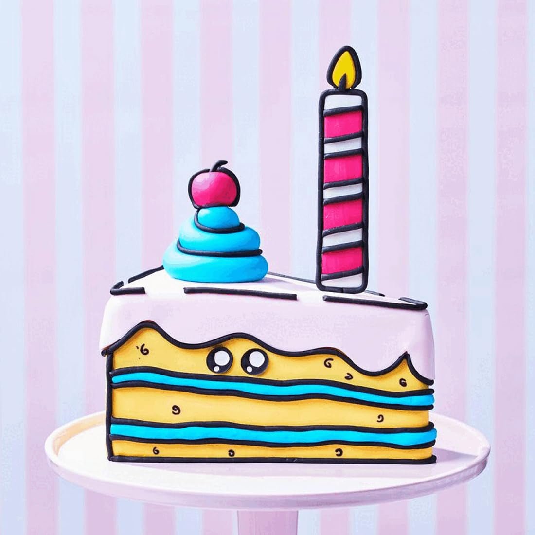 FunCakes Sea Blue Rolled Fondant: Nem at bruge, glat, fleksibel, blød og bøjelig, perfekt til at dekorere kager, halal, kosher og glutenfri. 1 kg Naty Shop sukkerpasta