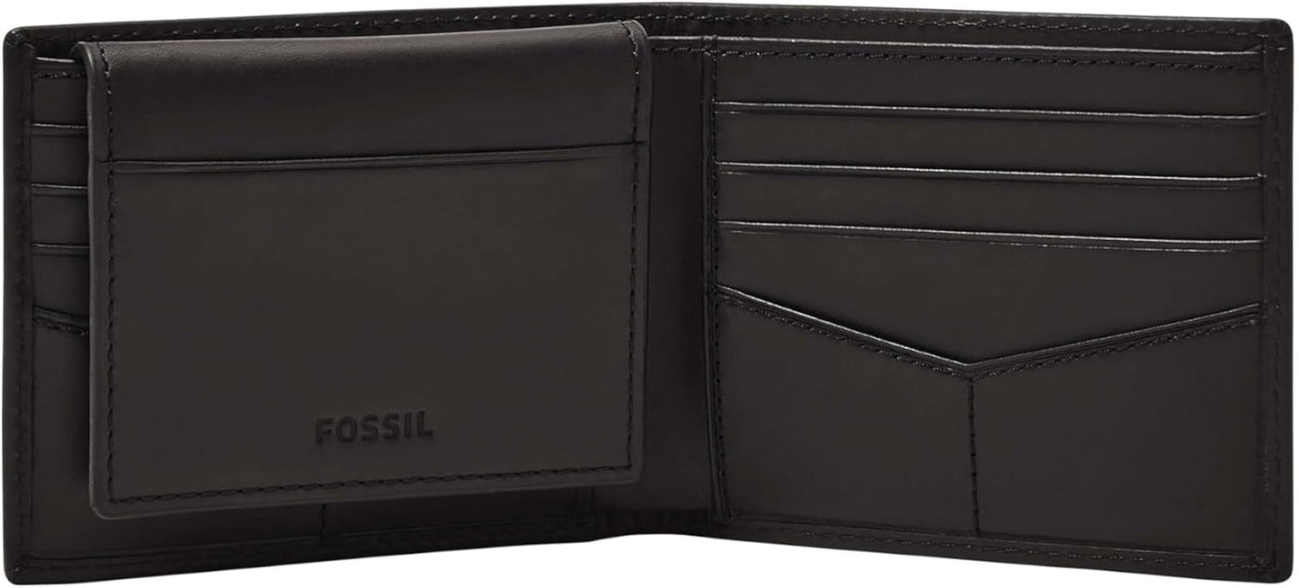 Fossil Derrick RFID-blokerende læder Bifold-pasholder til mænd med aftagelig kortholder Herrepung Naty Shop