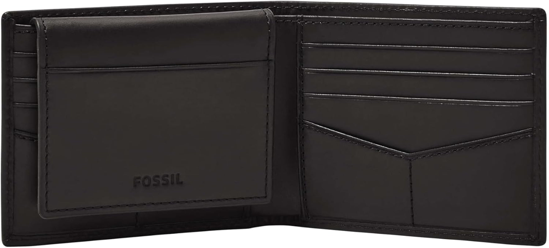 Fossil Derrick RFID-blokerende læder Bifold-pasholder til mænd med aftagelig kortholder Herrepung Naty Shop