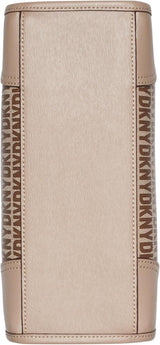 DKNY Dame afslappet Tote Satchell, Chino/Toffee Dame Tasker Naty Shop