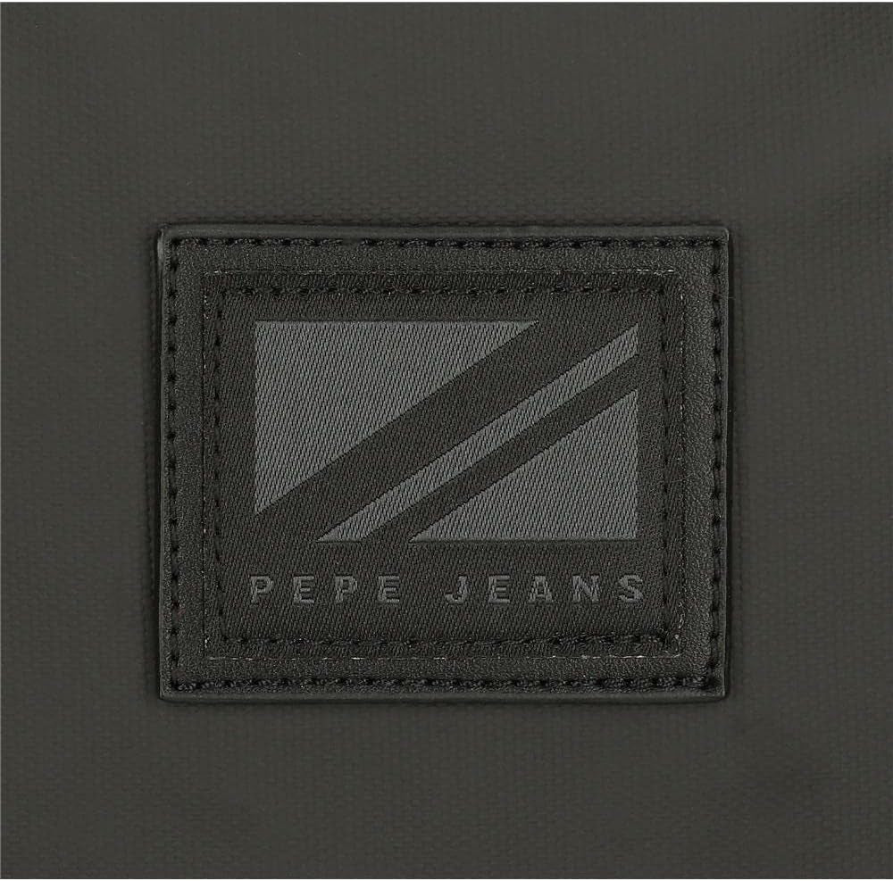 Pepe Jeans Hoxton rejsetaske, sort, 56 x 32 x 25,5 cm, polyester og PU, flerfarvet (flerfarvet), unik, rejsetaske Bagage og rejseudstyr Naty Shop