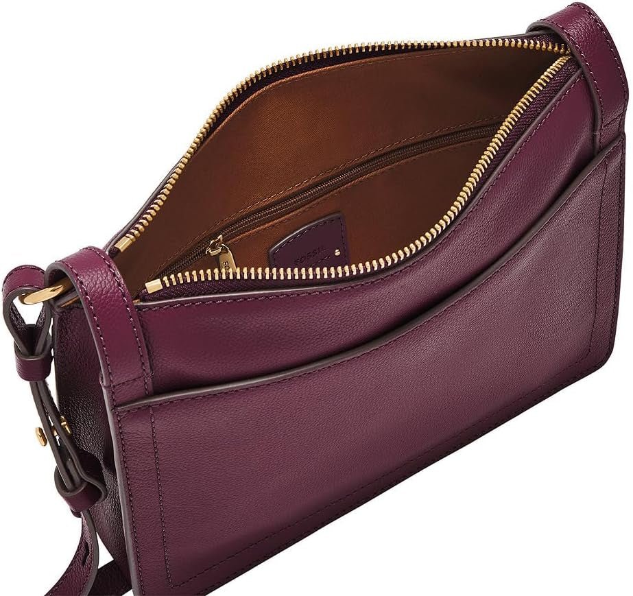 Fossil Taryn Crossover Body Taske Til Damer, Lilla Tasker Kvinder Naty Shop