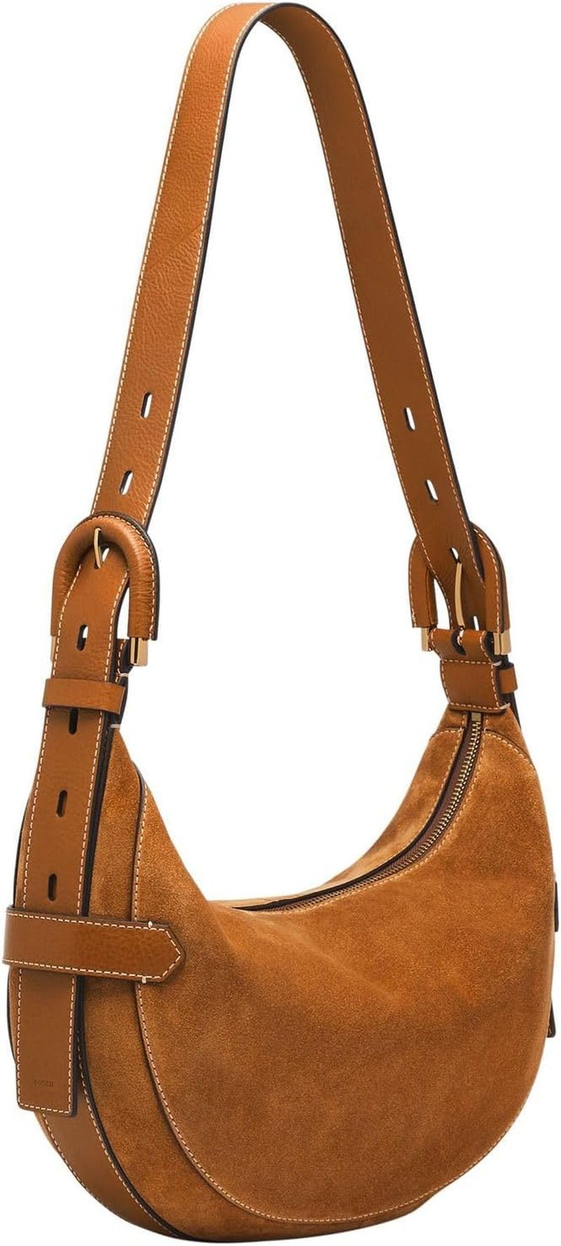 Fossil Harwell Dametaske, Italiensk Hobo Kohud, L: 30,5 cm, B: 8,9 cm, H: 20,3 cm, ZB1919216 Dametasker Naty Shop