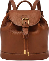 Fossil Everleigh Håndtaske i læder eller bomuld til kvinder Dametasker Naty Shop Coffee Brown