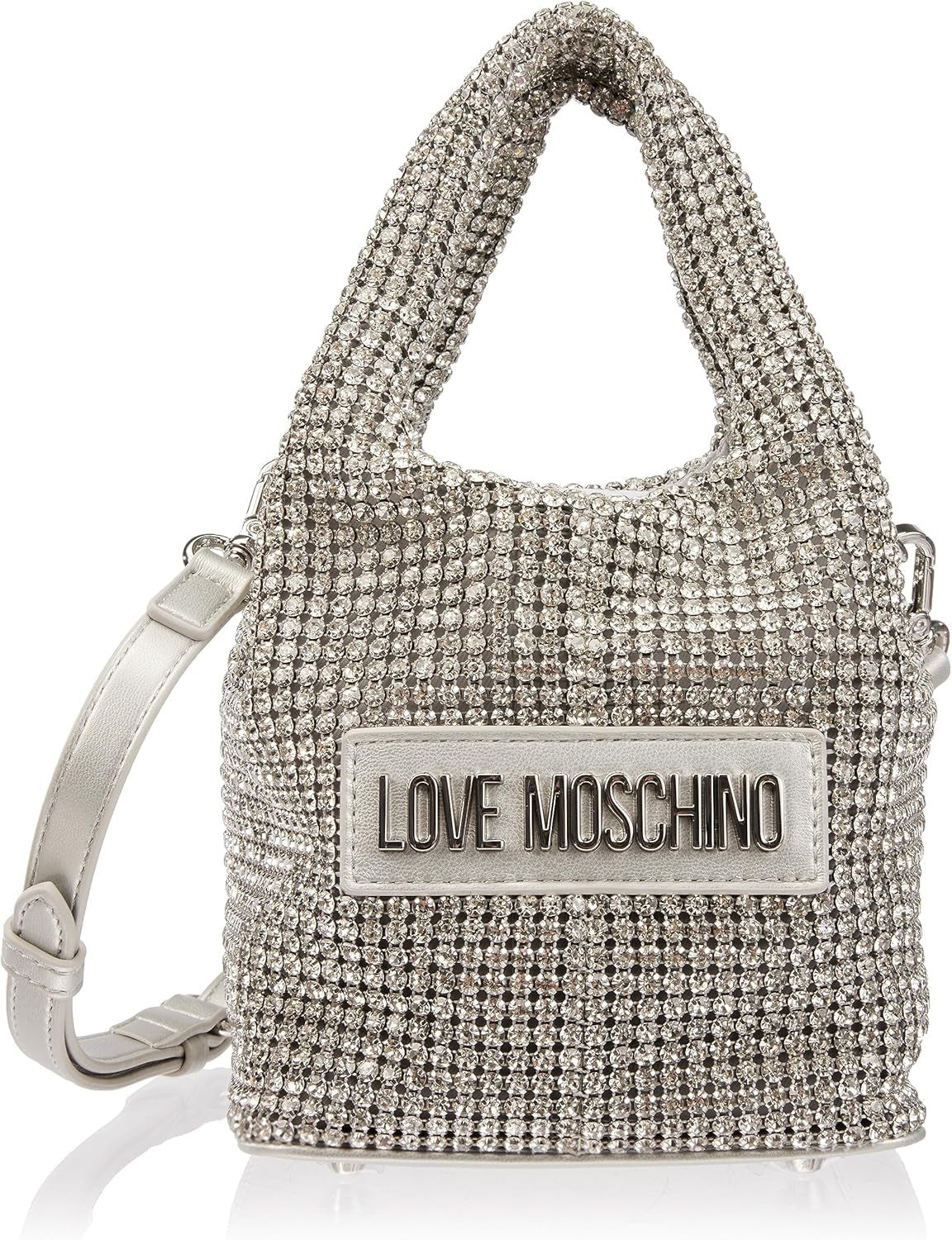 Love Moschino Damehåndtaske Jc4044pp1h, 26X14X14 Dametasker Naty Shop Argento