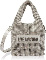 Love Moschino Damehåndtaske Jc4044pp1h, 26X14X14 Dametasker Naty Shop Argento