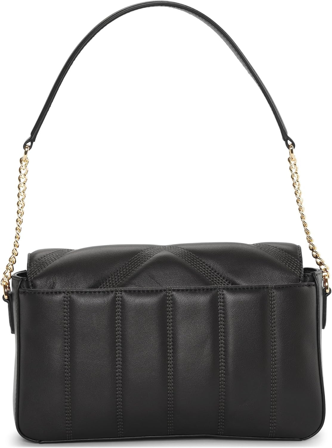 DKNY Dame Skuldertaske, Sort/Gul Dame Naty Shop Tasker