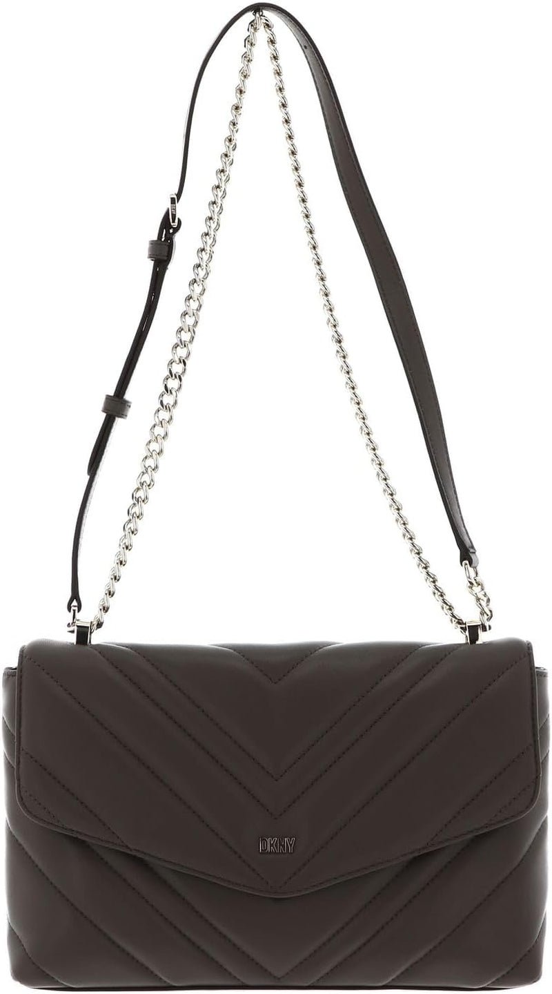 Skuldertaske DKNY Dametasker Dame Naty Shop Trøffel