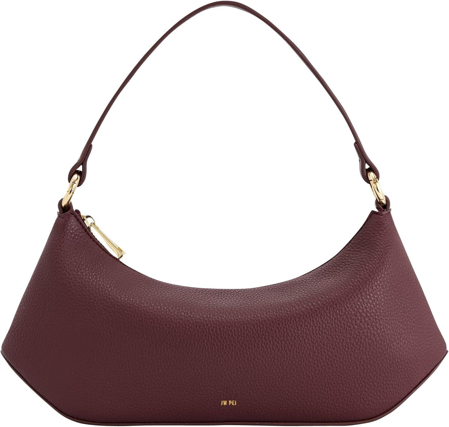 JW PEI Lily Dame skuldertaske Naty Shop Dame Tasker Mørk Vinrød