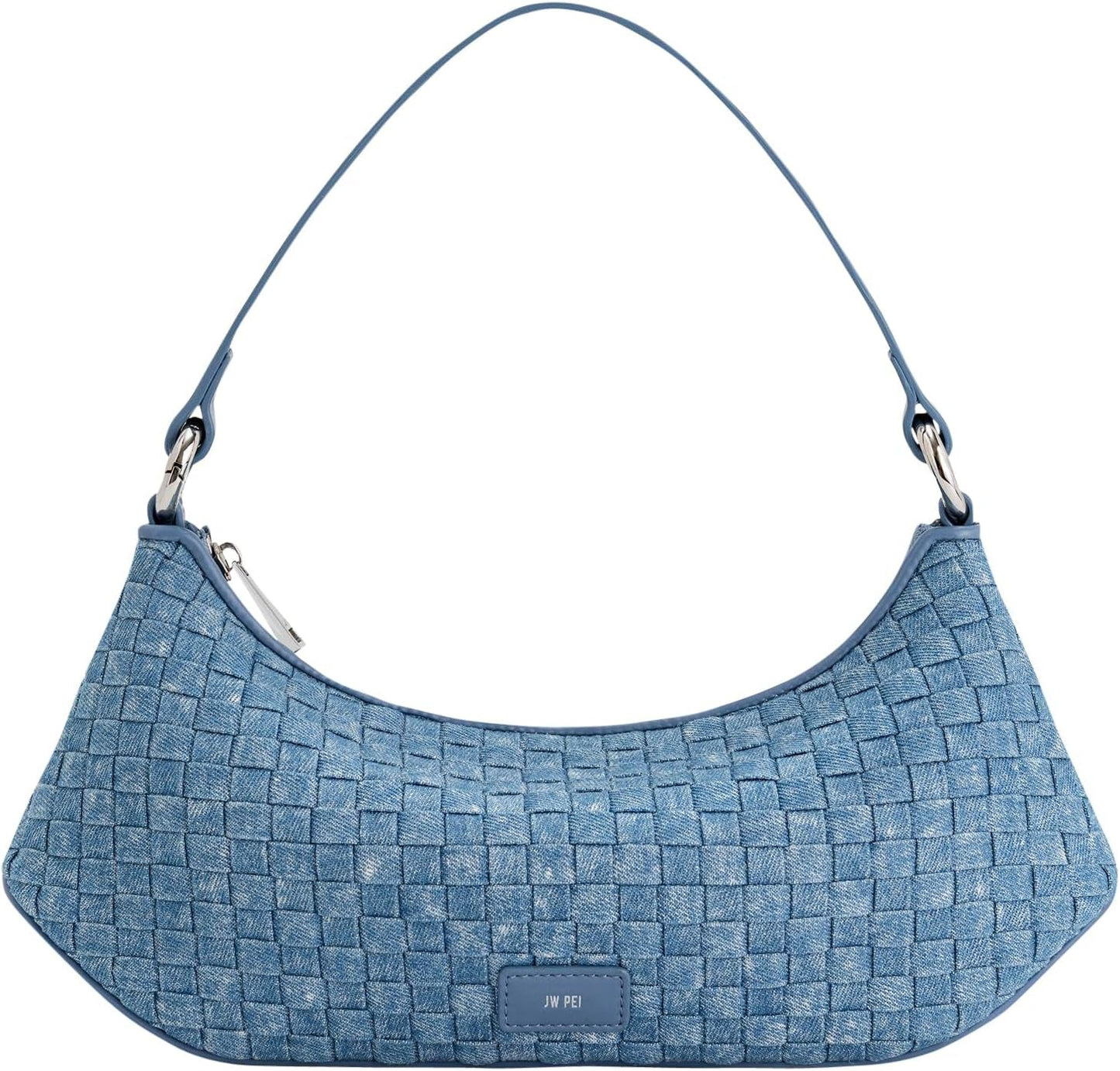 Dame skuldertaske JW PEI Lily Tasker Dame Naty Shop Blåt denimstof
