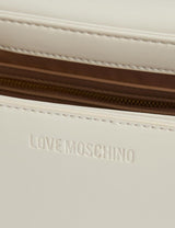 Love Moschino Dame Skuldertaske, White Naty Shop Dame Tasker