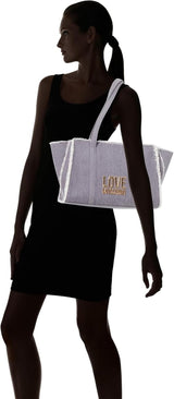 Love Moschino Dame Skuldertaske, Denim Skuldertaske, Denim Dame Tasker Naty Shop