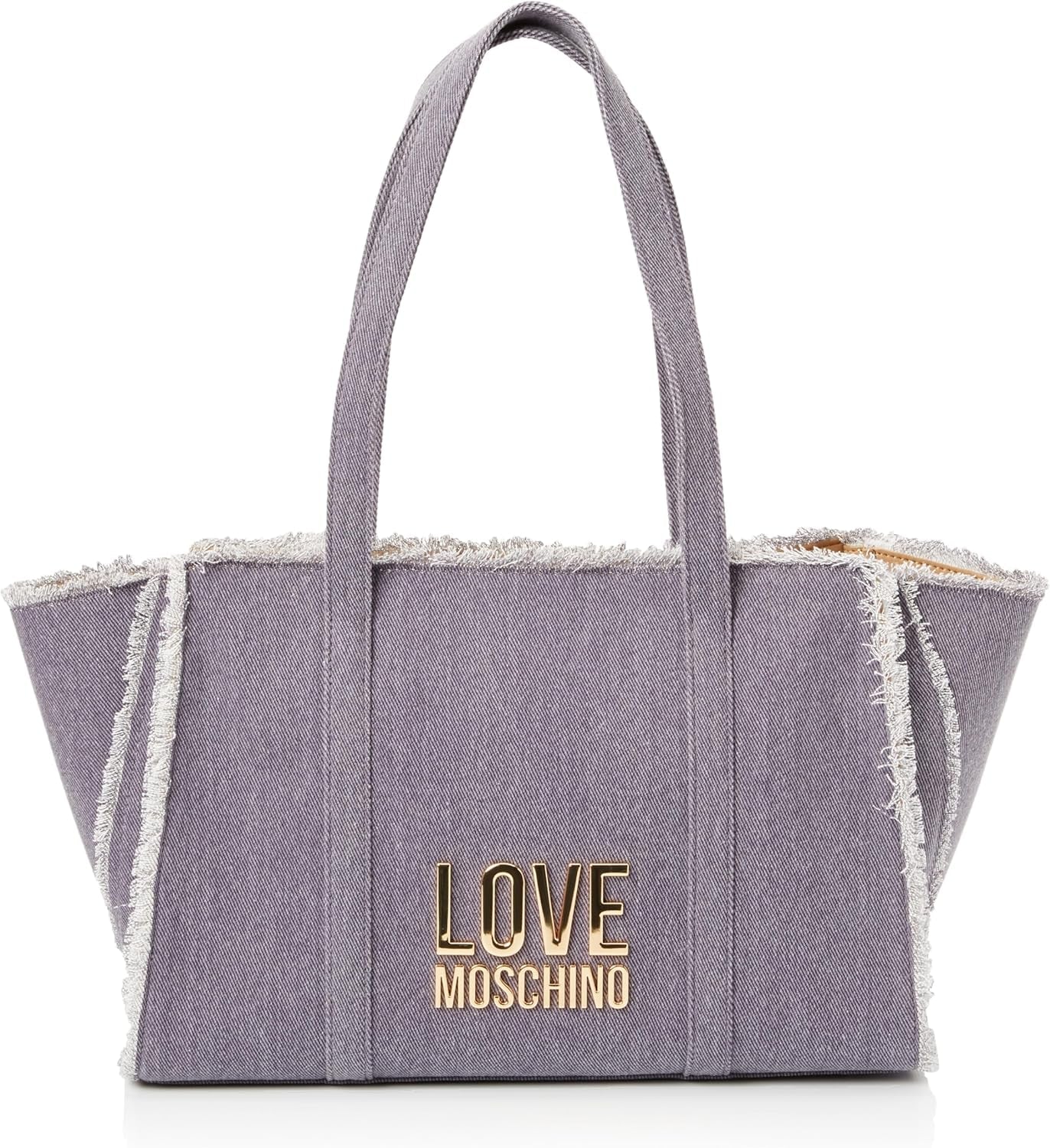 Love Moschino Dame Skuldertaske Denim Skuldertaske Denim Tasker Kvinder Naty Shop Standardtitel