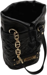 Love Moschino Dame Skuldertaske, Sort Naty Shop Dame Tasker