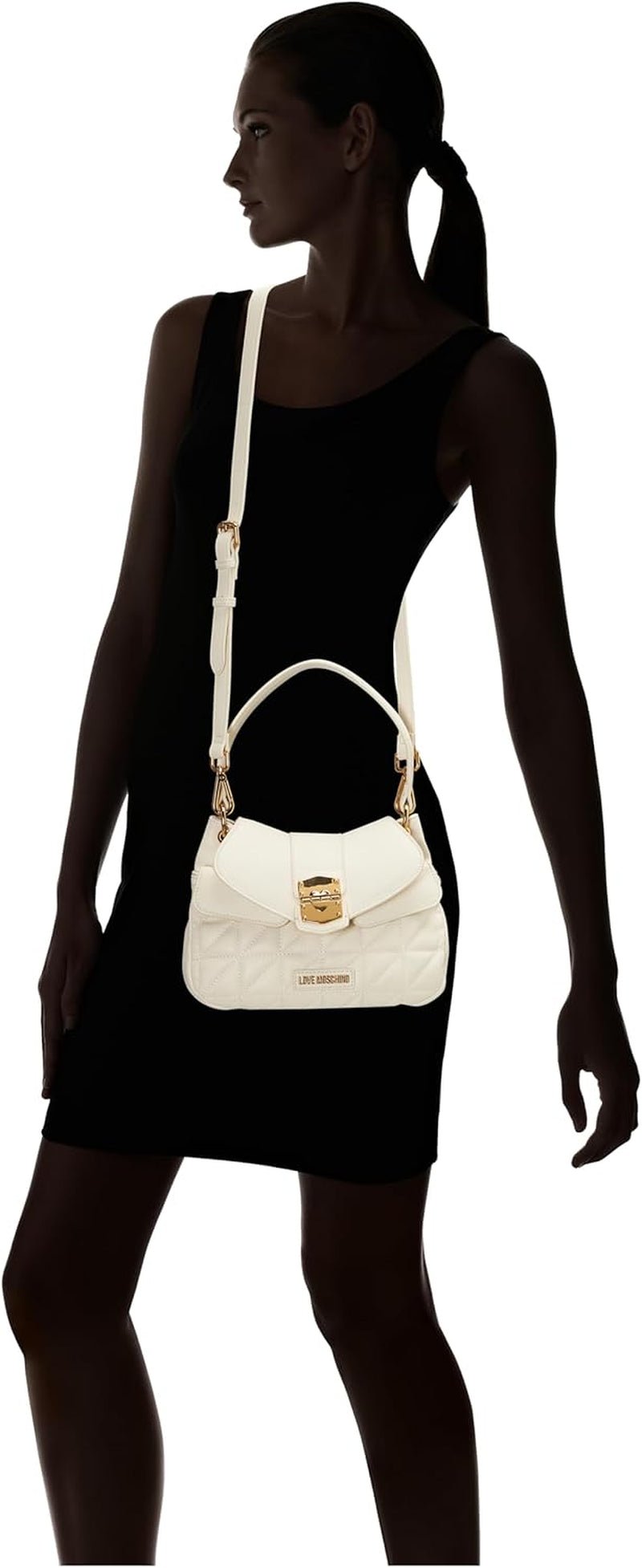 Love Moschino Dame skuldertaske, smør Naty Shop Dame Tasker