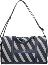 Pepe Jeans Celine rejsetaske, blå, 40 x 25 x 20 cm, polyester, med imiteret læderdetaljer, 20 L, by Joumma Tasker, blå, rejsetaske Bagage og rejseudstyr Naty Shop
