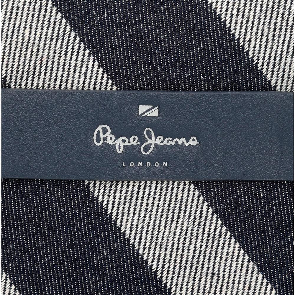 Pepe Jeans Celine rejsetaske, blå, 40 x 25 x 20 cm, polyester, med imiteret læderdetaljer, 20 L, by Joumma Tasker, blå, rejsetaske Bagage og rejseudstyr Naty Shop