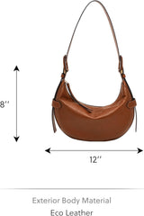 Fossil dametaske - Harwell Eco Leather Hobo, ZB1847200 - 30,5 cm L x 8,9 cm B x 20,3 cm H Dametasker Naty Shop