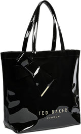 Ted Baker Dame Nicon Vinyl Sløjfe Taske Dame Tasker Naty Shop Sort