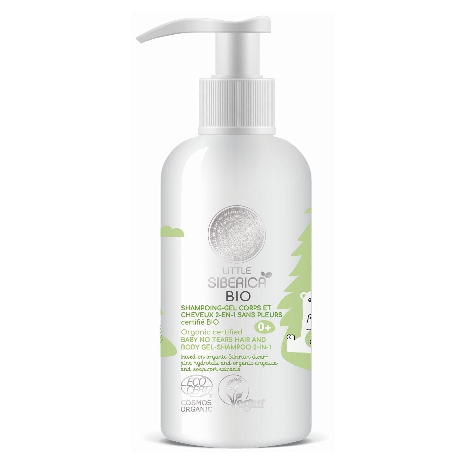Shower gel - Lugtfri shampoo Corps et Cheveux certifié BIO 250 ml Børn - Bad og hudpleje Naty Shop Standard titel