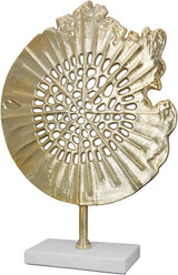 GILDE Deko große Figur Skulptur XXL - sølv dekorativ skulptur lavet af aluminium farve: sølv - stue dekoration jubilæumsgave højde 114 cm Statuetter og skulpturer Naty Shop Gold Højde 51 cm