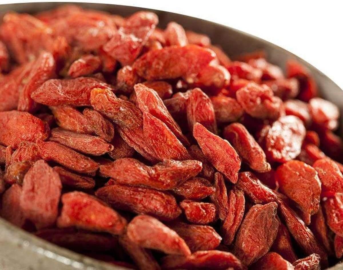 Gojibær - 1 kg tørrede og usvovlede gojibær fra en af de bedste voksende regioner i verden, Ningxia Kina Tørrede produkter Naty Shop