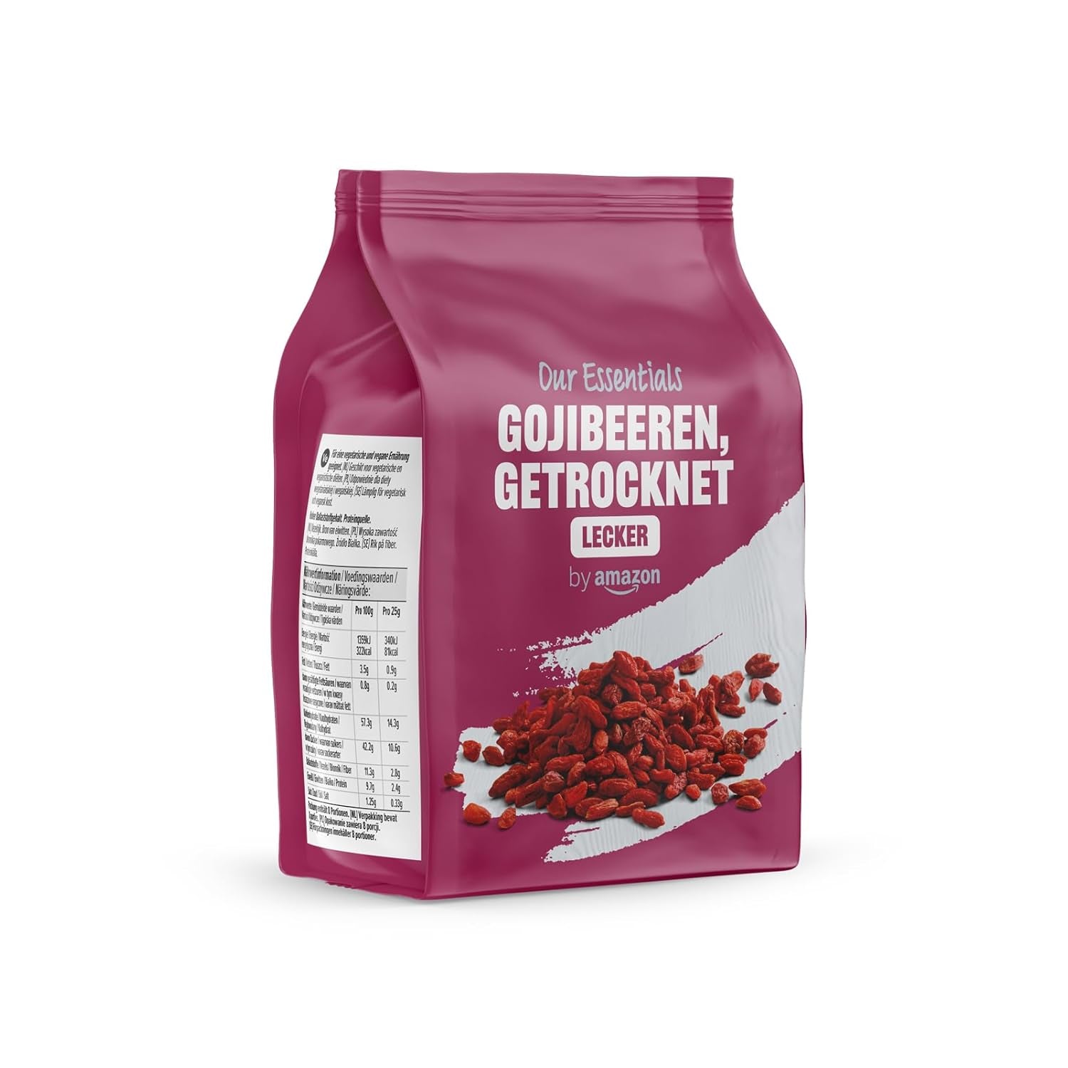Dehydreret goji, 200 g Dehydrerede produkter Naty Shop