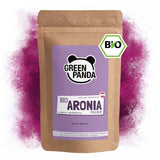 GREEN PANDA® økologisk chokeberry pulver fra Østrig | fintmalede tørrede chokebær | økologiske aroniabær uden tilsætningsstoffer | regionalt alternativ til acai-pulver og gojibær | 500g Naty Shop dehydrerede produkter Standard titel