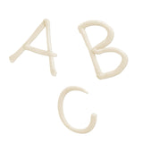 Günthart BackDecor 25 g HVIDE sukkerbogstaver til enhver dessert i hvid sukkerfarve til smukke bogstaver og designs, 1 pakke (25 g) Sugar Paste Naty Shop